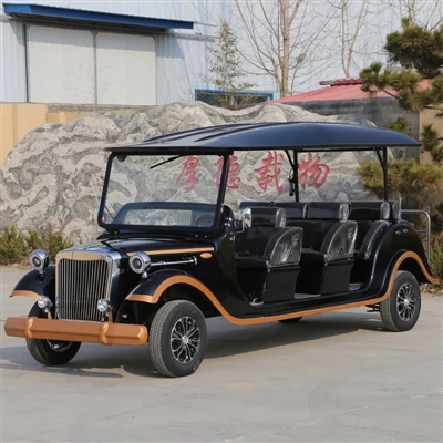 Does The 8-seat Electric Classic Vintage Car Look Good For Photos?